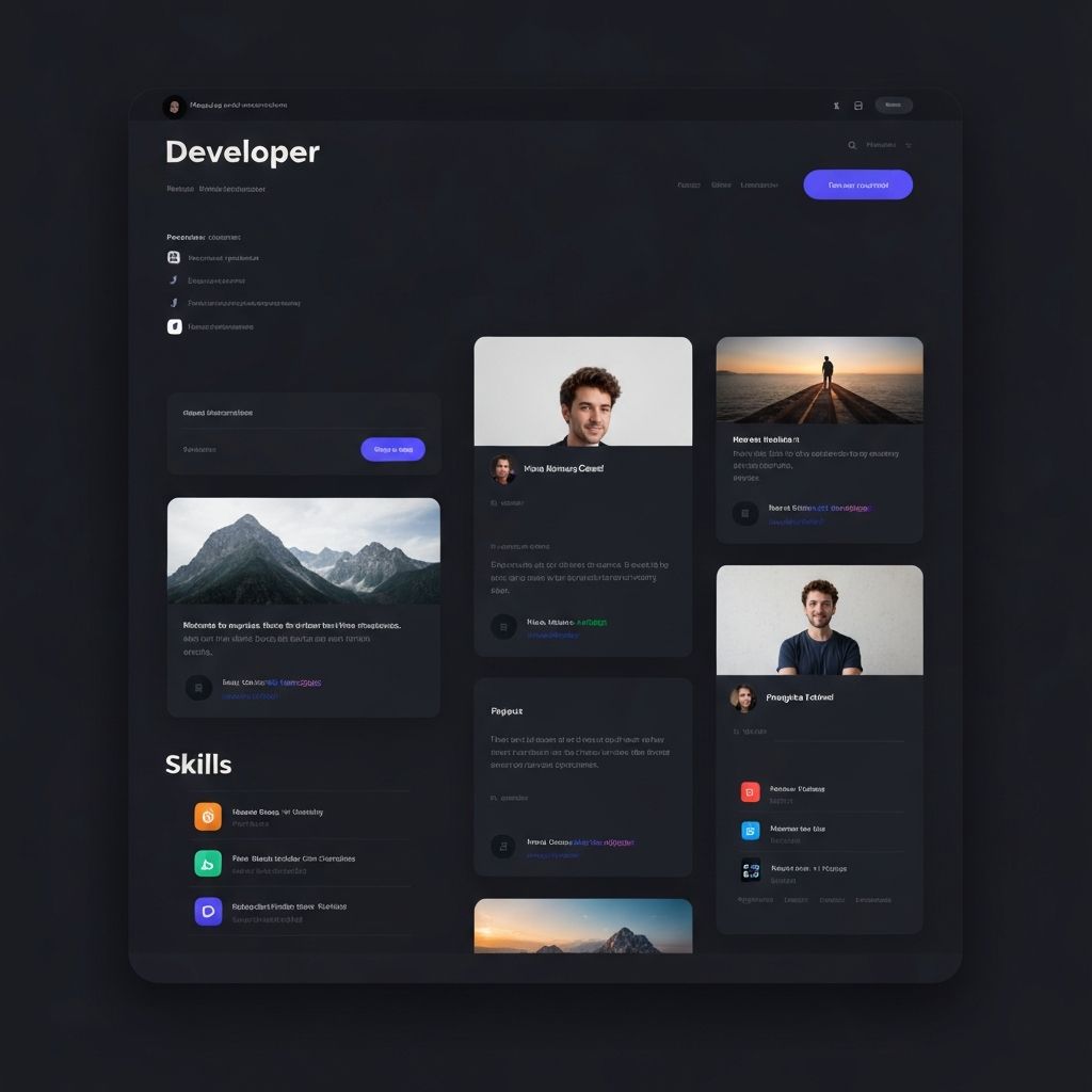 Developer Portfolio Pro preview 1